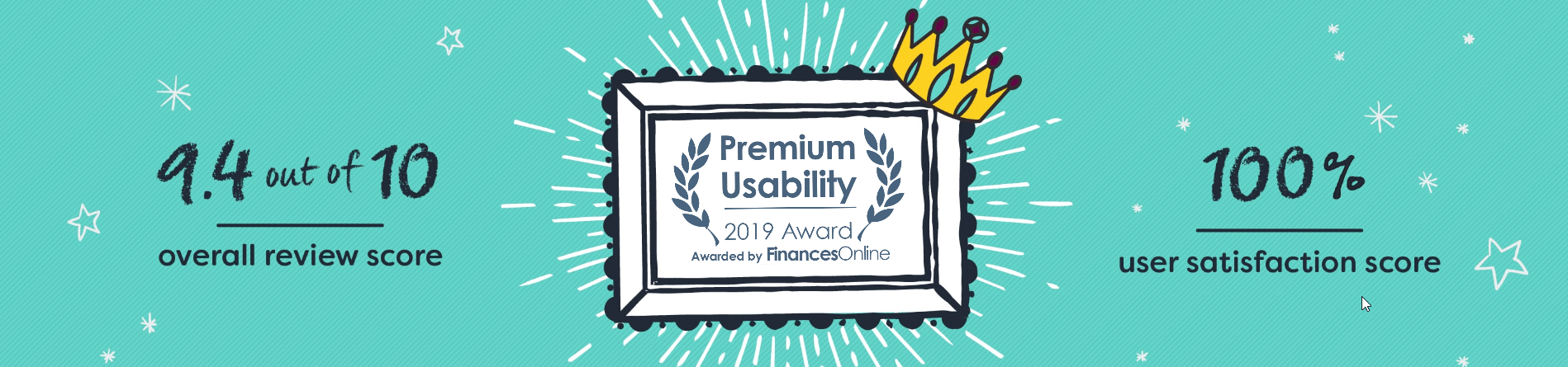usability-1 Bookafy wins the 2019 Premium Usability and Rising Star Award by FinancesOnline!