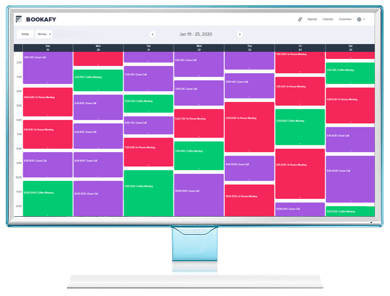 Appointment Calendar App by Bookafy